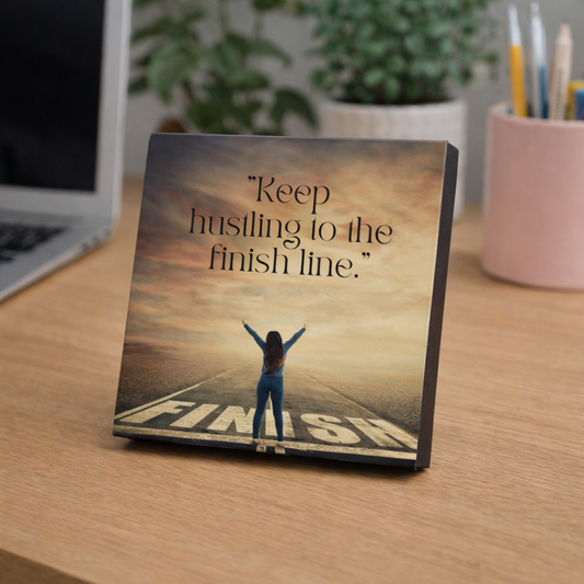 ARTIUS® Mini Tablou Motivational de birou/perete 12cm x 12cm