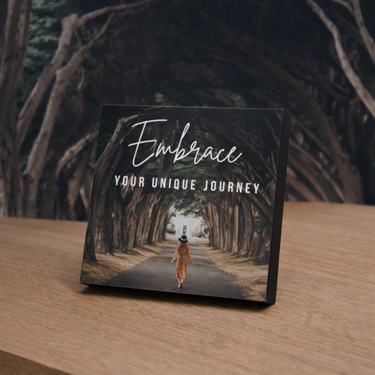 ARTIUS® Mini Tablou Motivational de birou/perete 12cm x 12cm